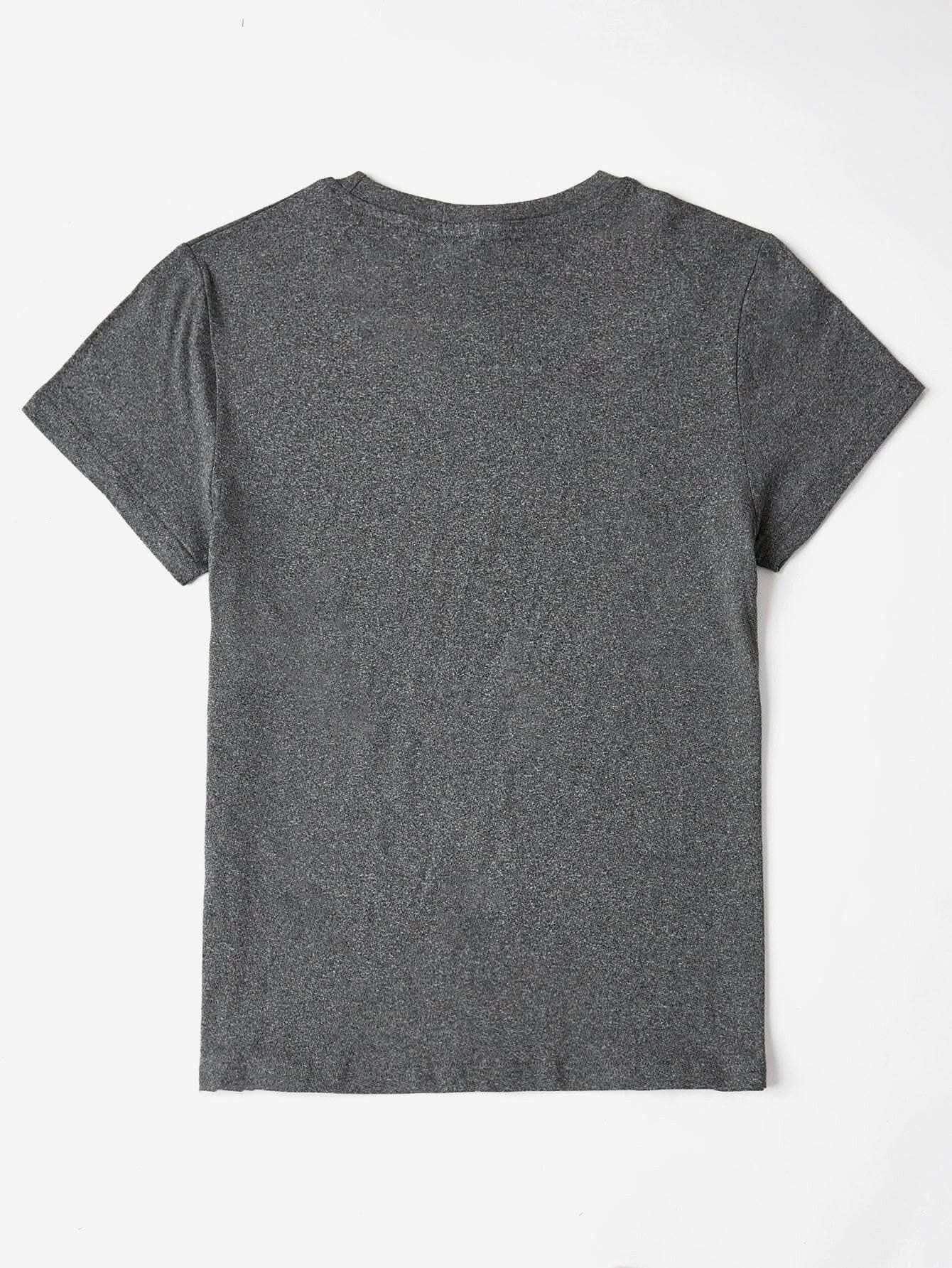 Graphic print tee - casual style - Love Salve